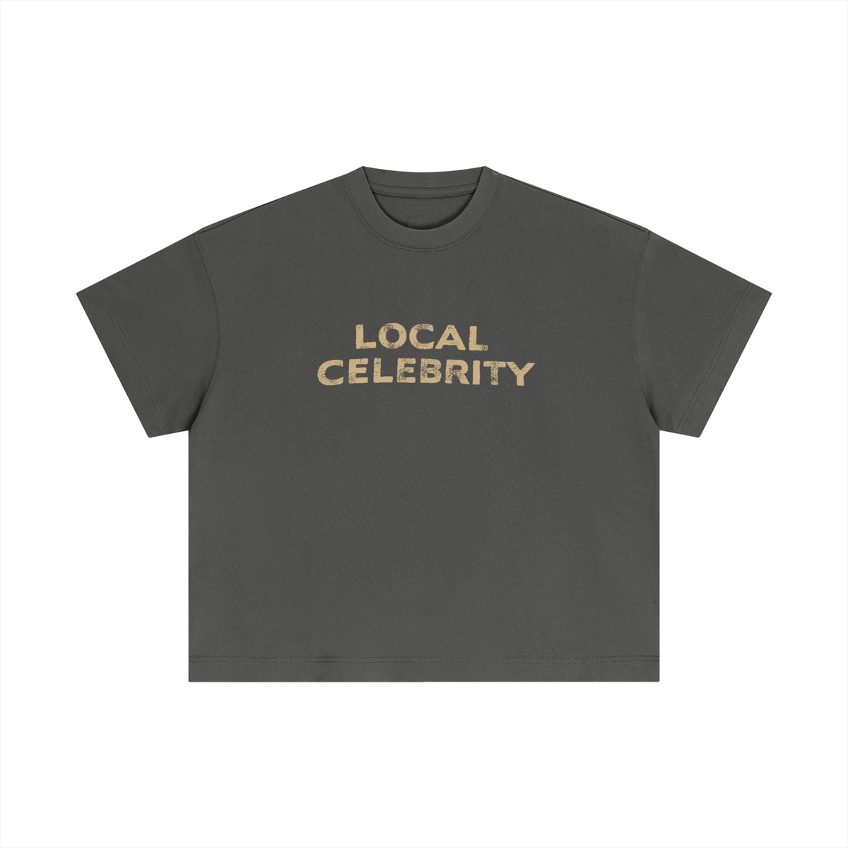 Local Celebrity Tee Grey