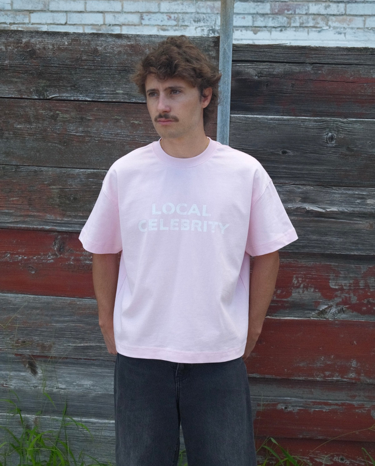Local Celebrity Tee Pink