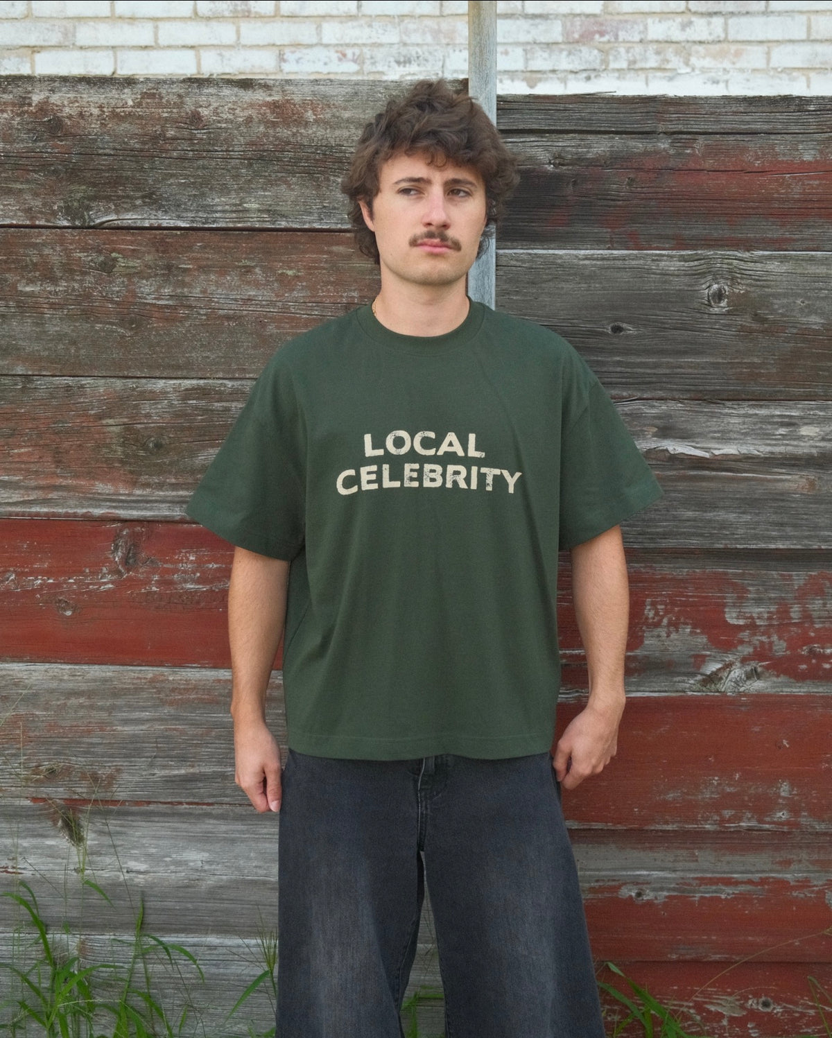 Local Celebrity Tee Green