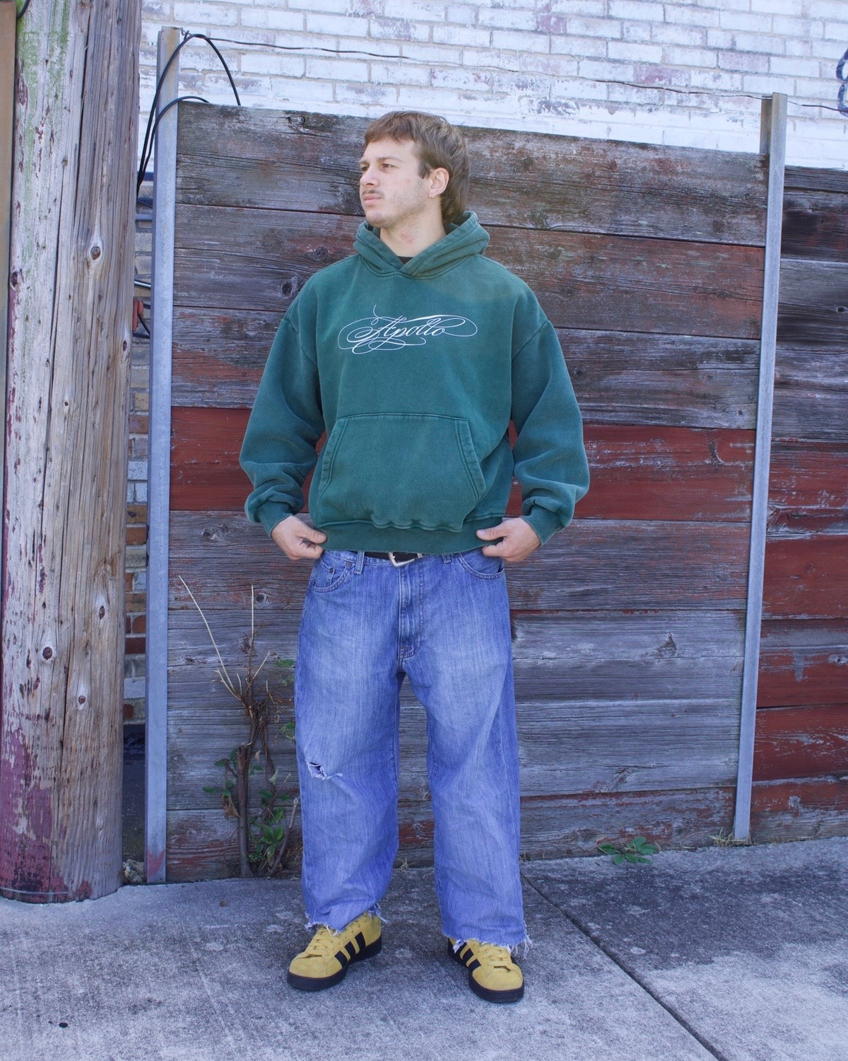 HARMONY HOODIE VINTAGE GREEN