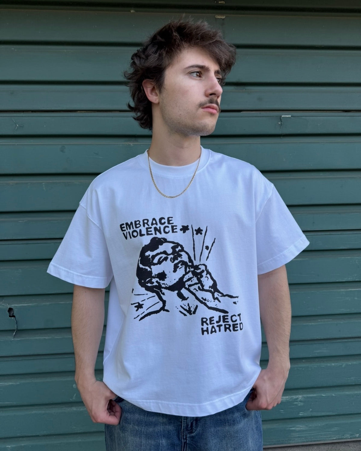 Punch Tee White