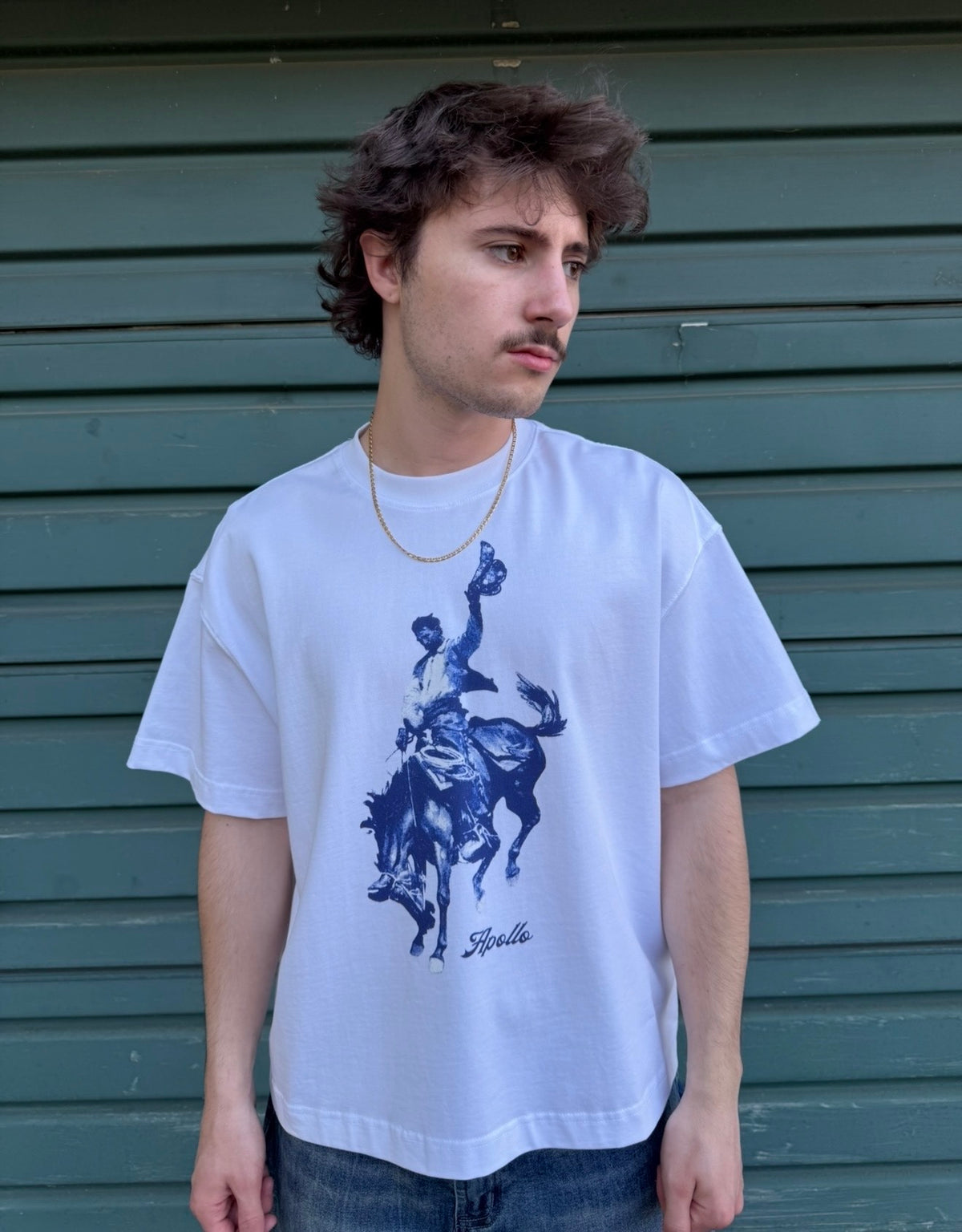 Cowboy Tee White