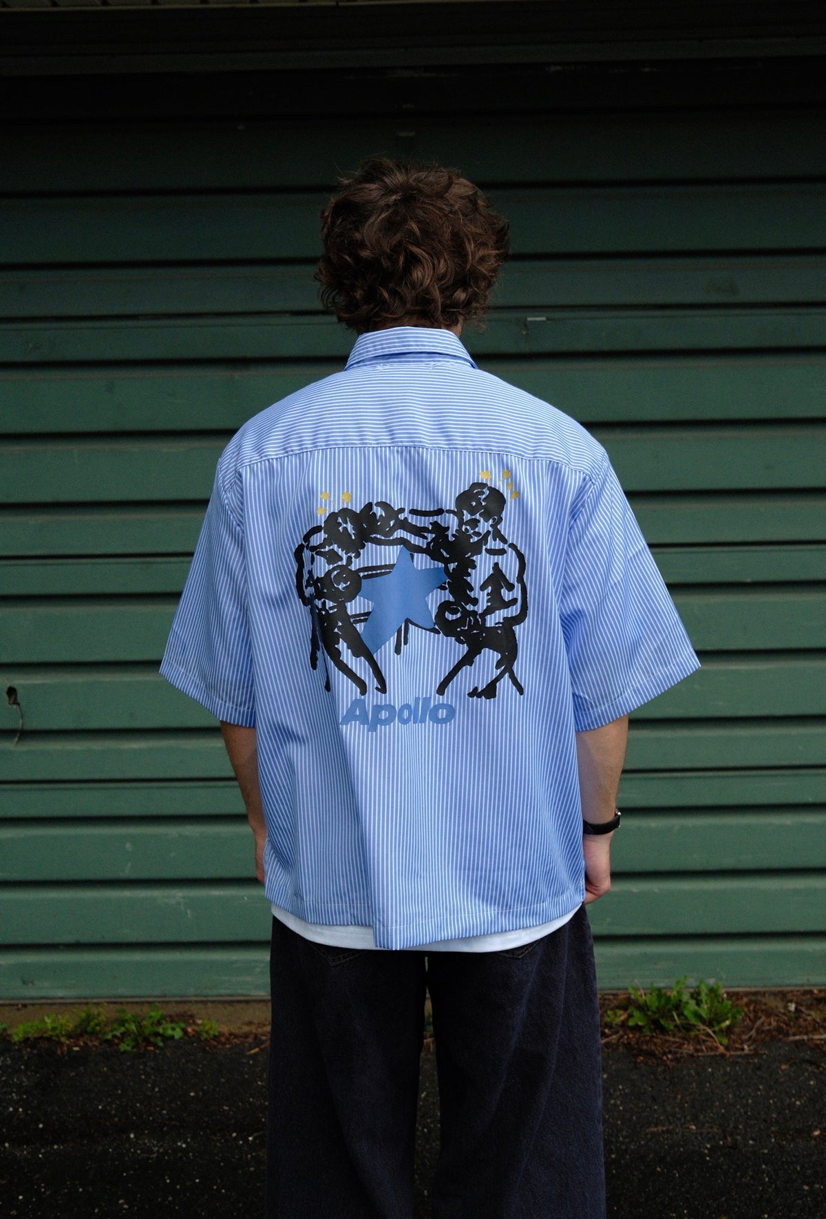 Boxing Button Up Blue