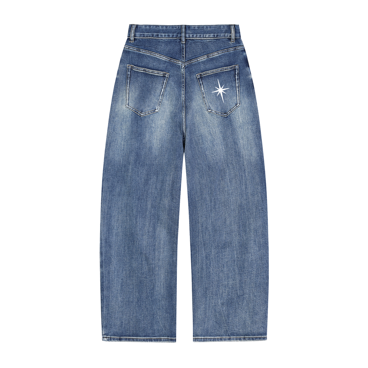 Sun Fade Heavyweight Star Denim Jeans