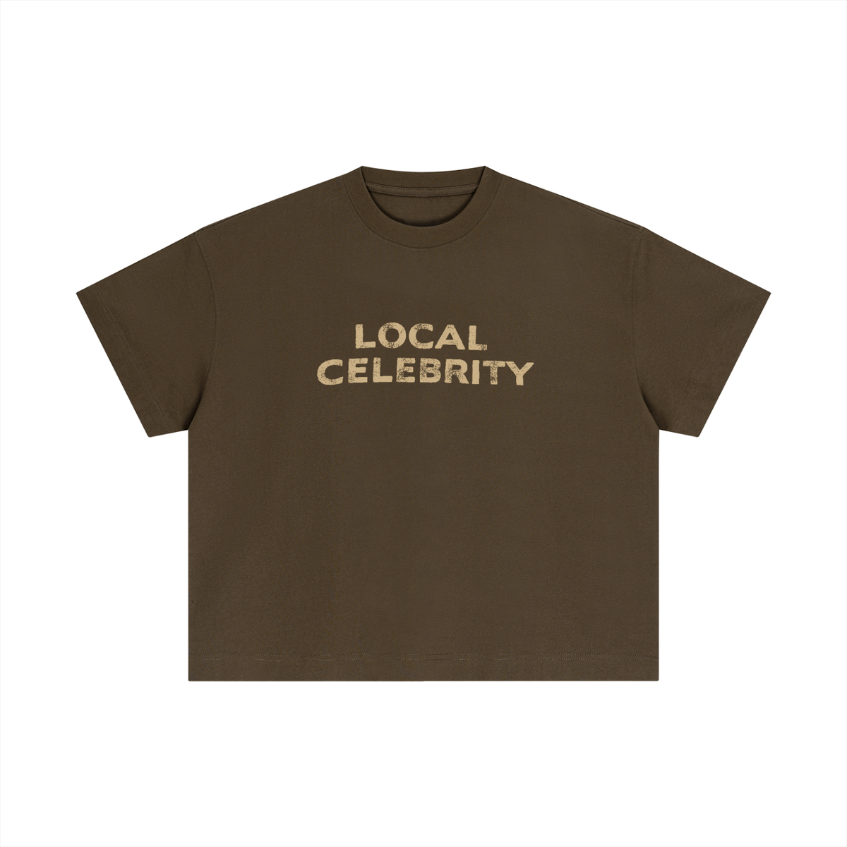 Local Celebrity Tee Brown